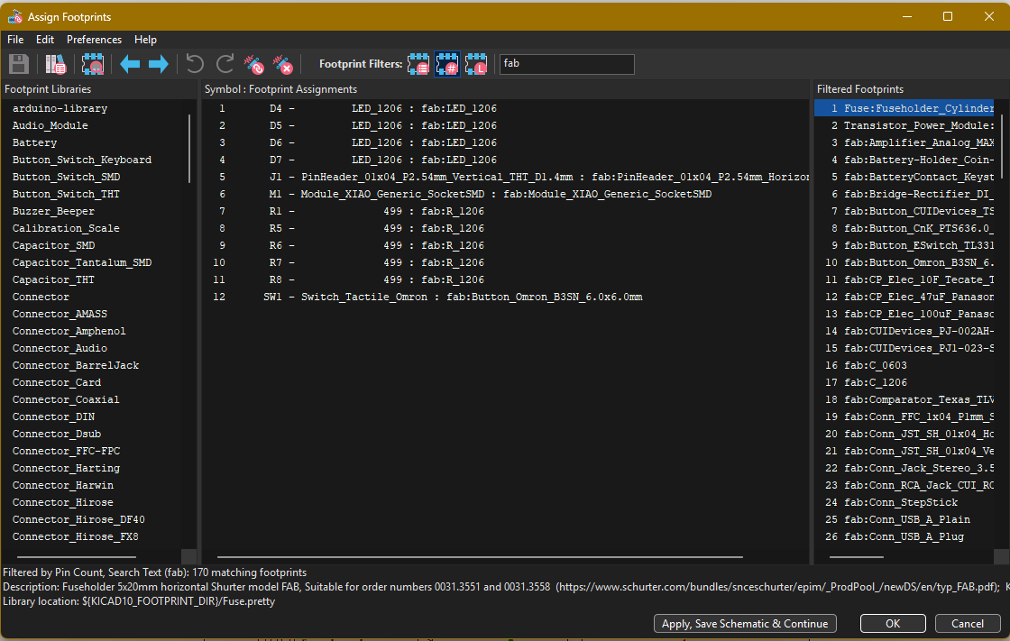 Installed Symbol Library