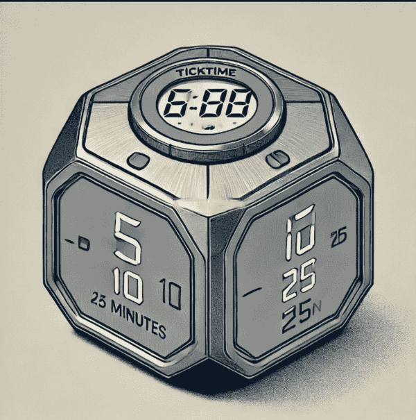 TickTime Pomodoro Hexagon Design