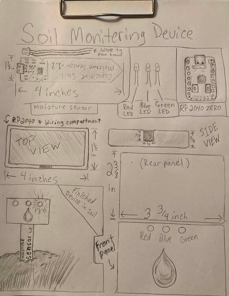 2d paper sketch