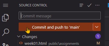Commit and Push