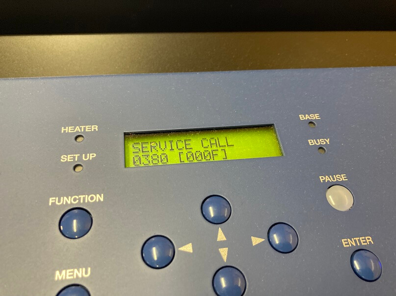 Roland error message