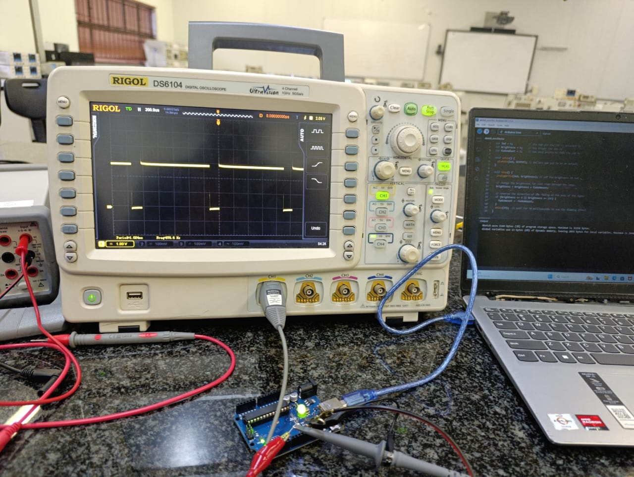 Oscilloscope measurement