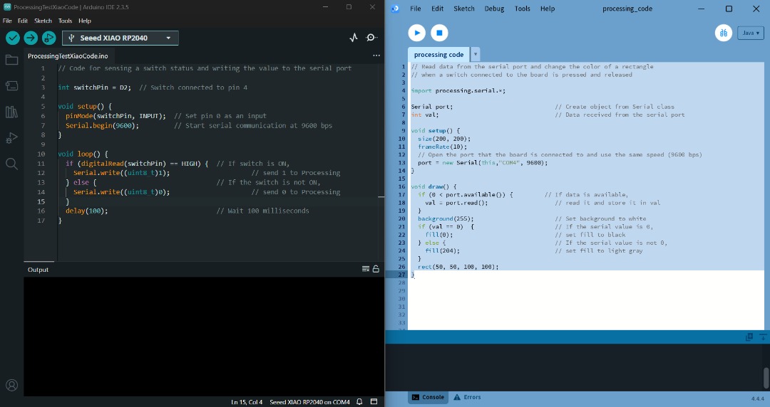 Processing Button GUI