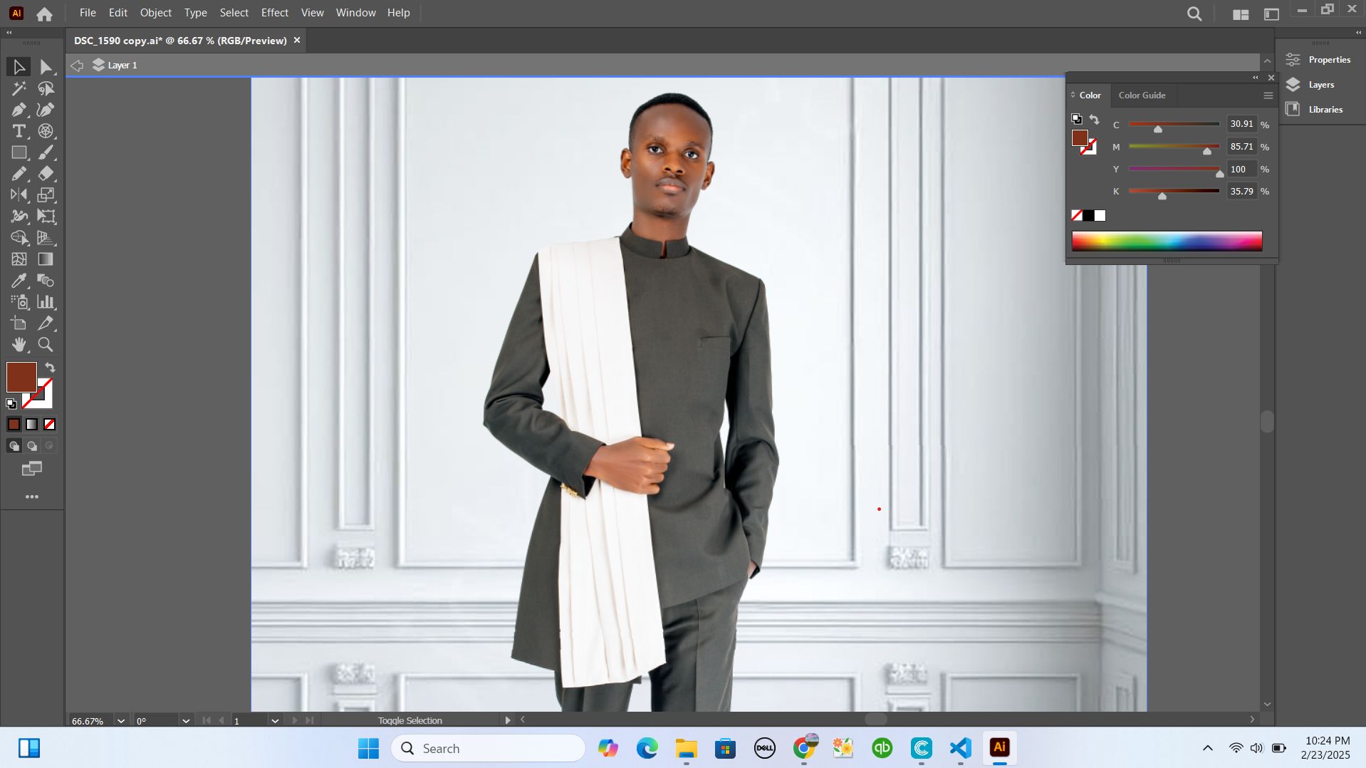 starting to edit my pic to be rasterized