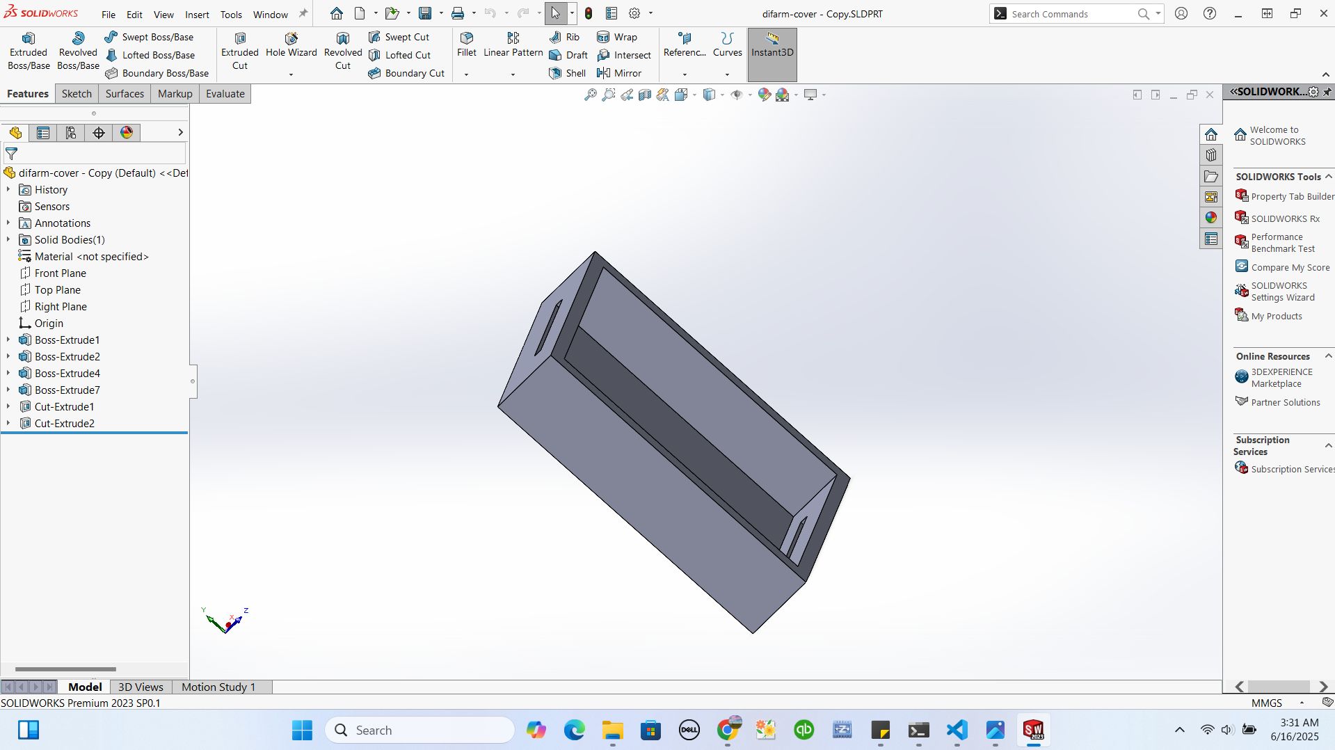 Internal Component Fitting