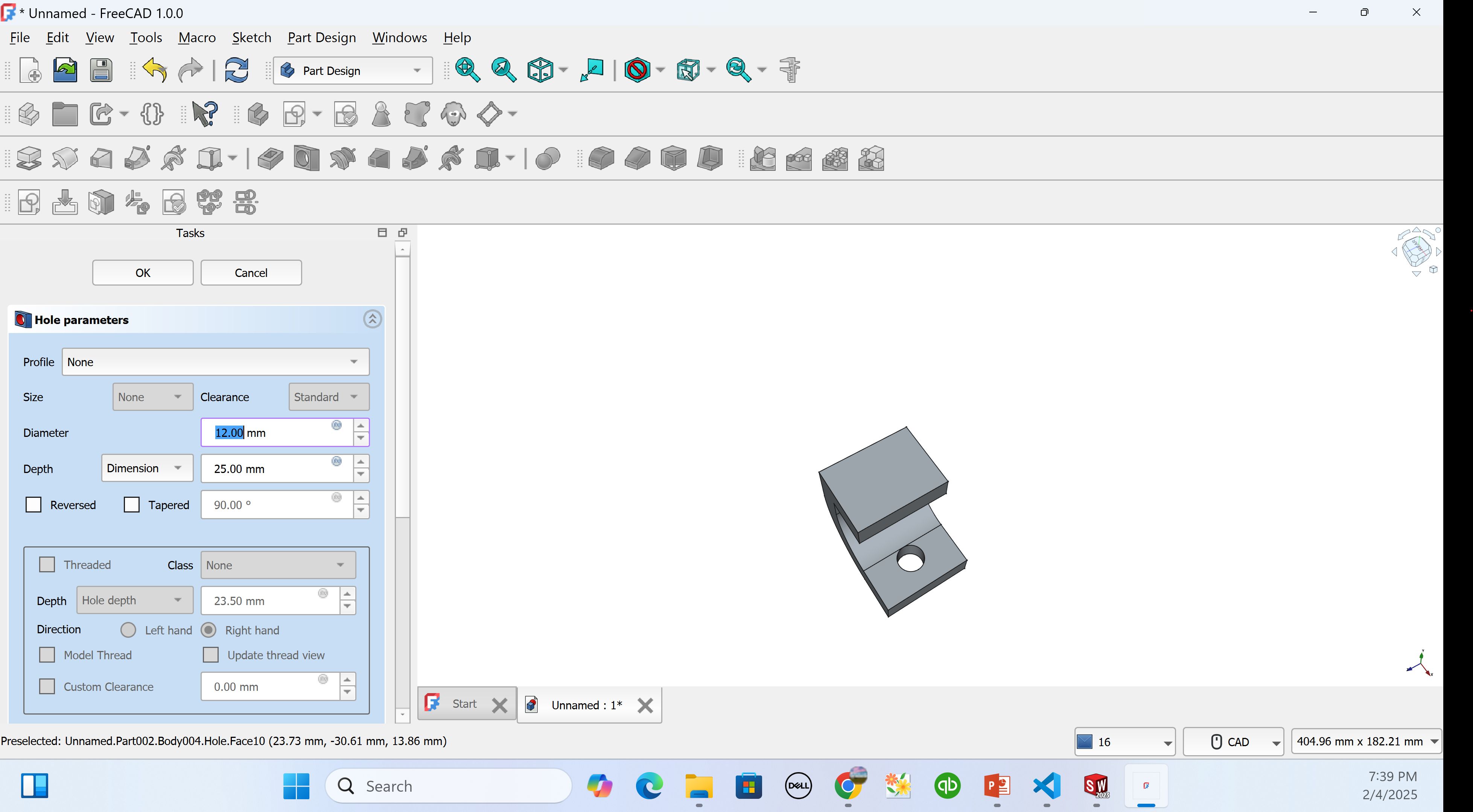 cutting out part on my 3d moddel