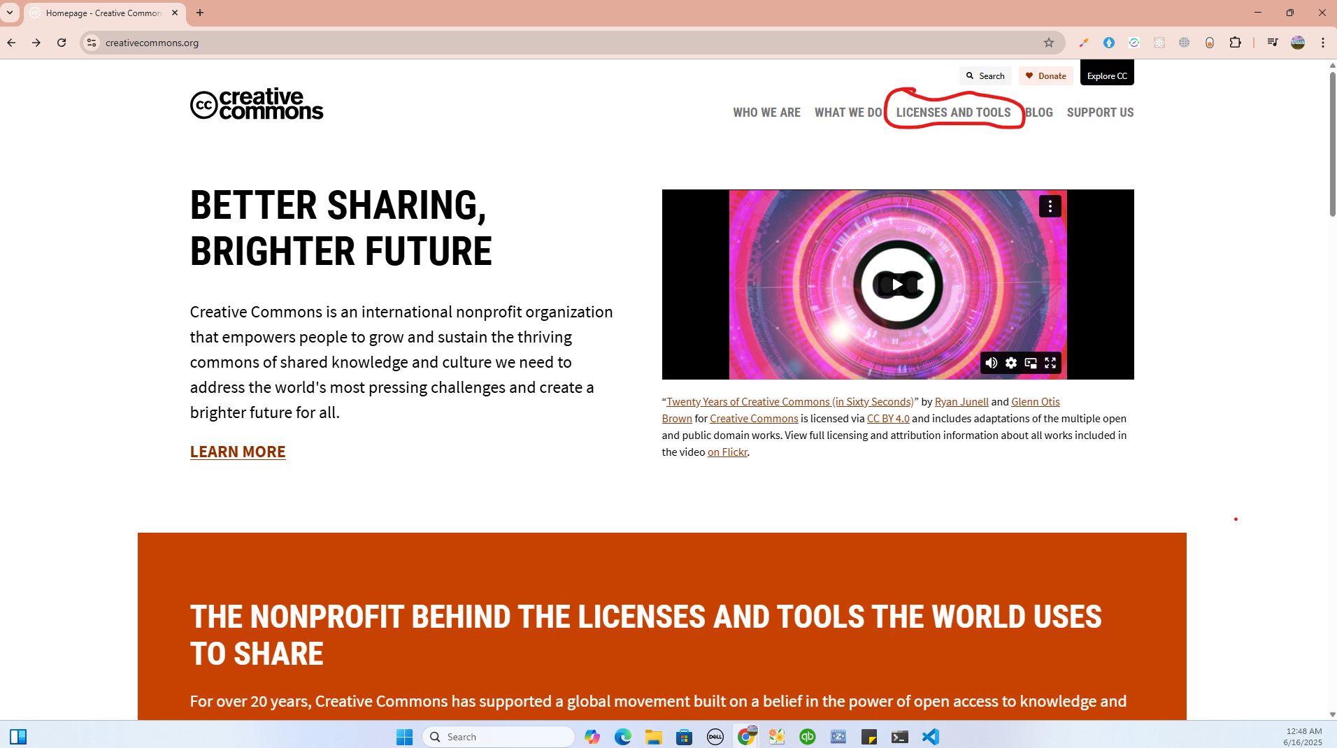 Navigating to License Creation Page