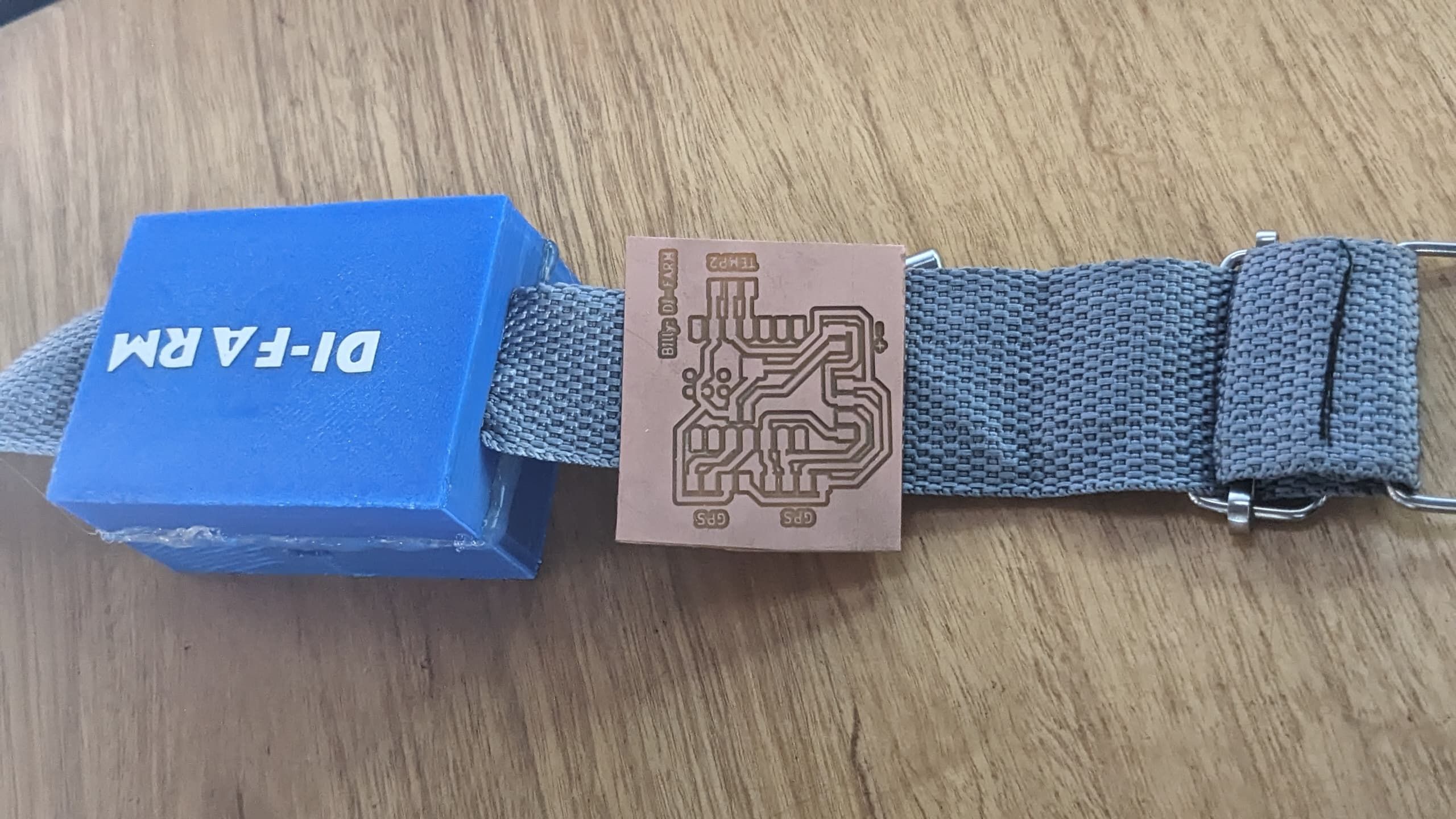 Device mounted on prototype
