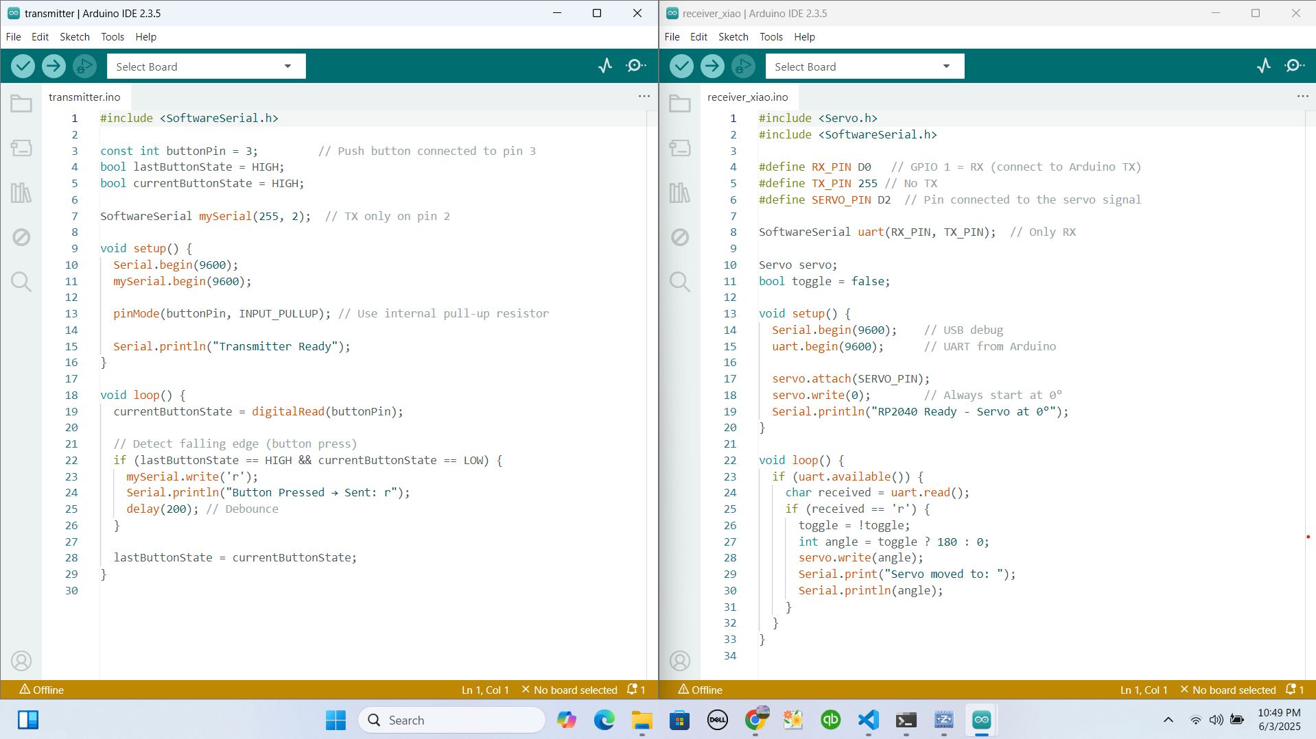 added components