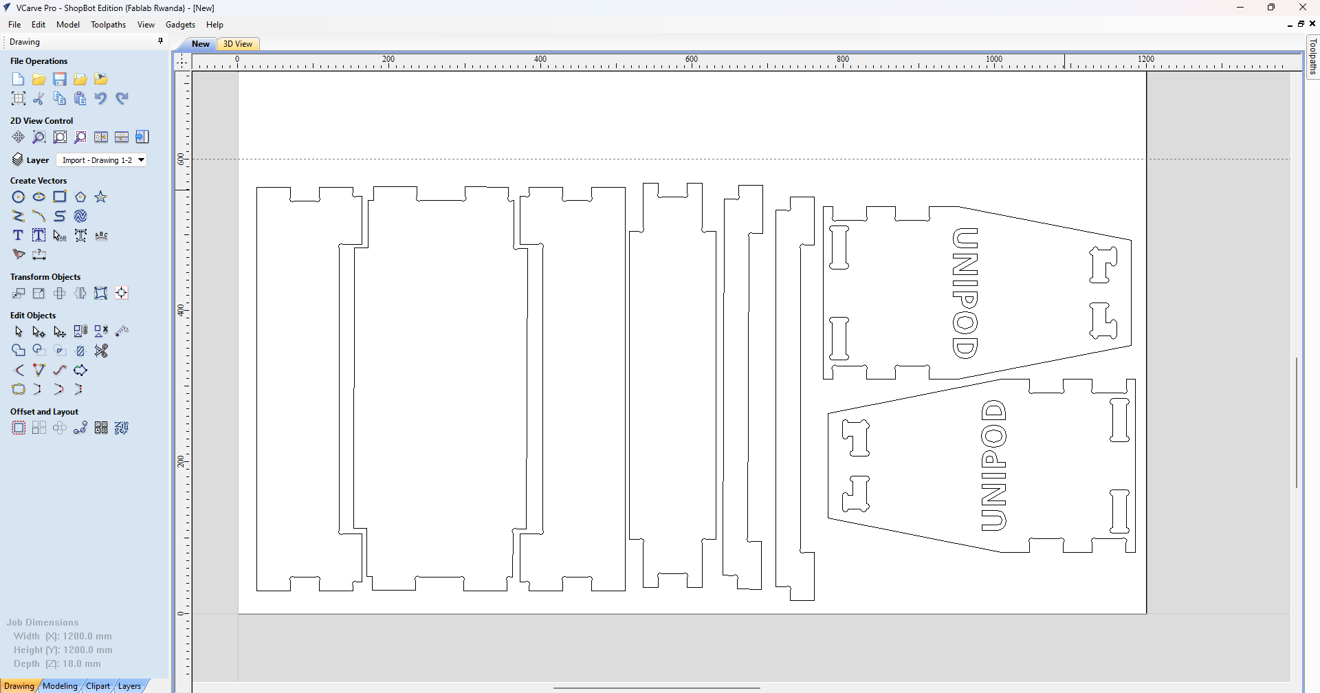 Toolpath settings - Profile
