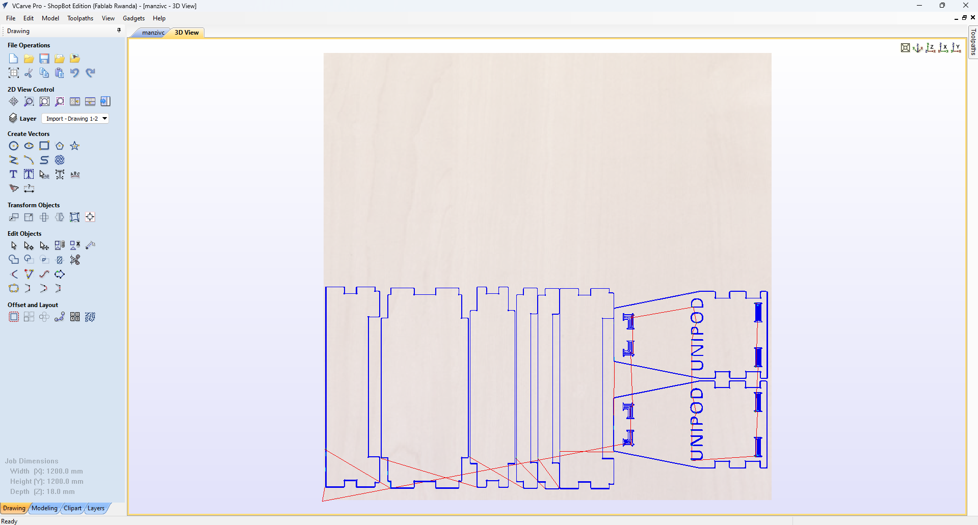Pocket toolpath settings
