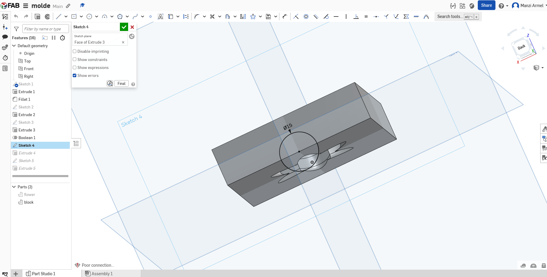 Ensuring smooth surface transitions