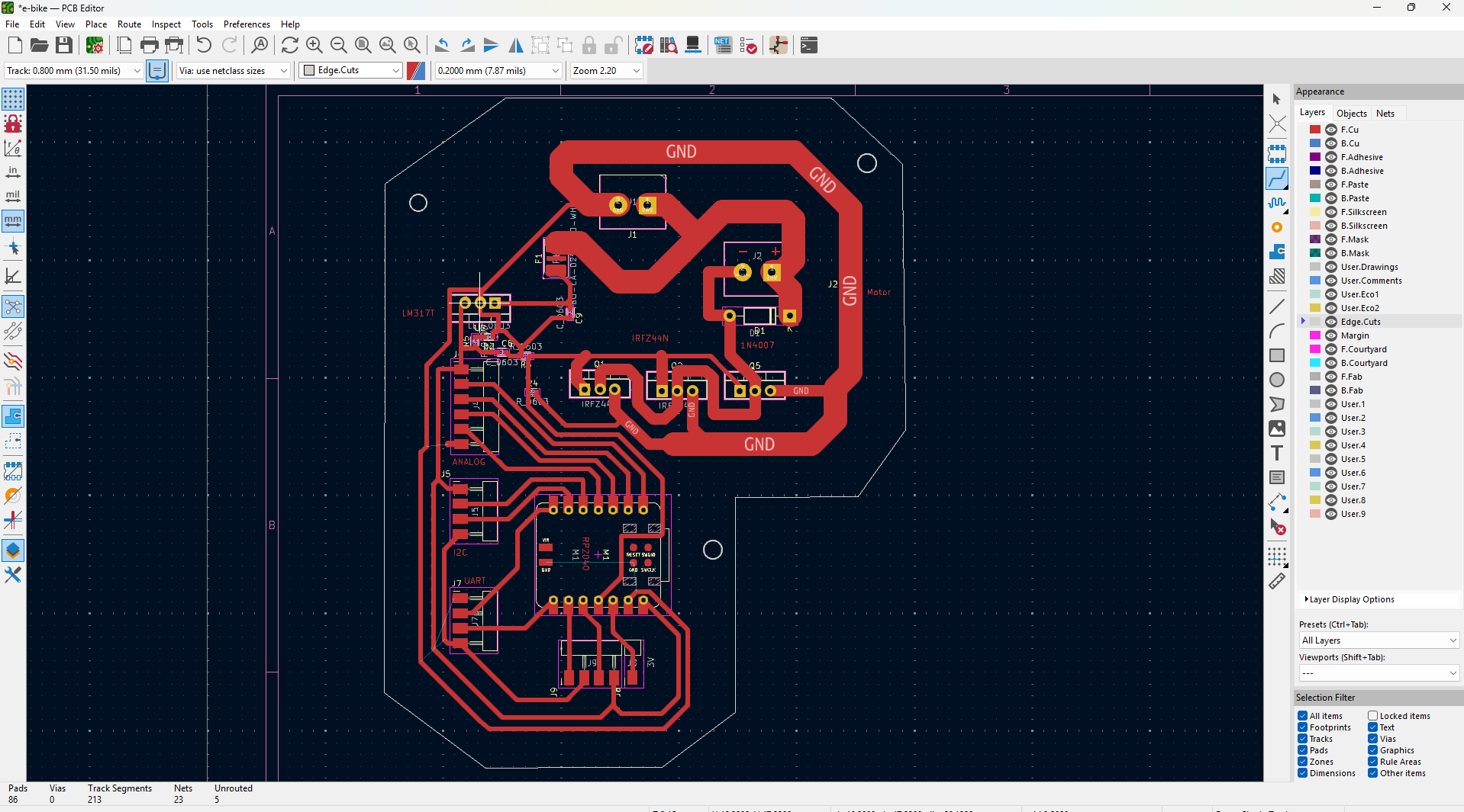 Motor Controller PCB