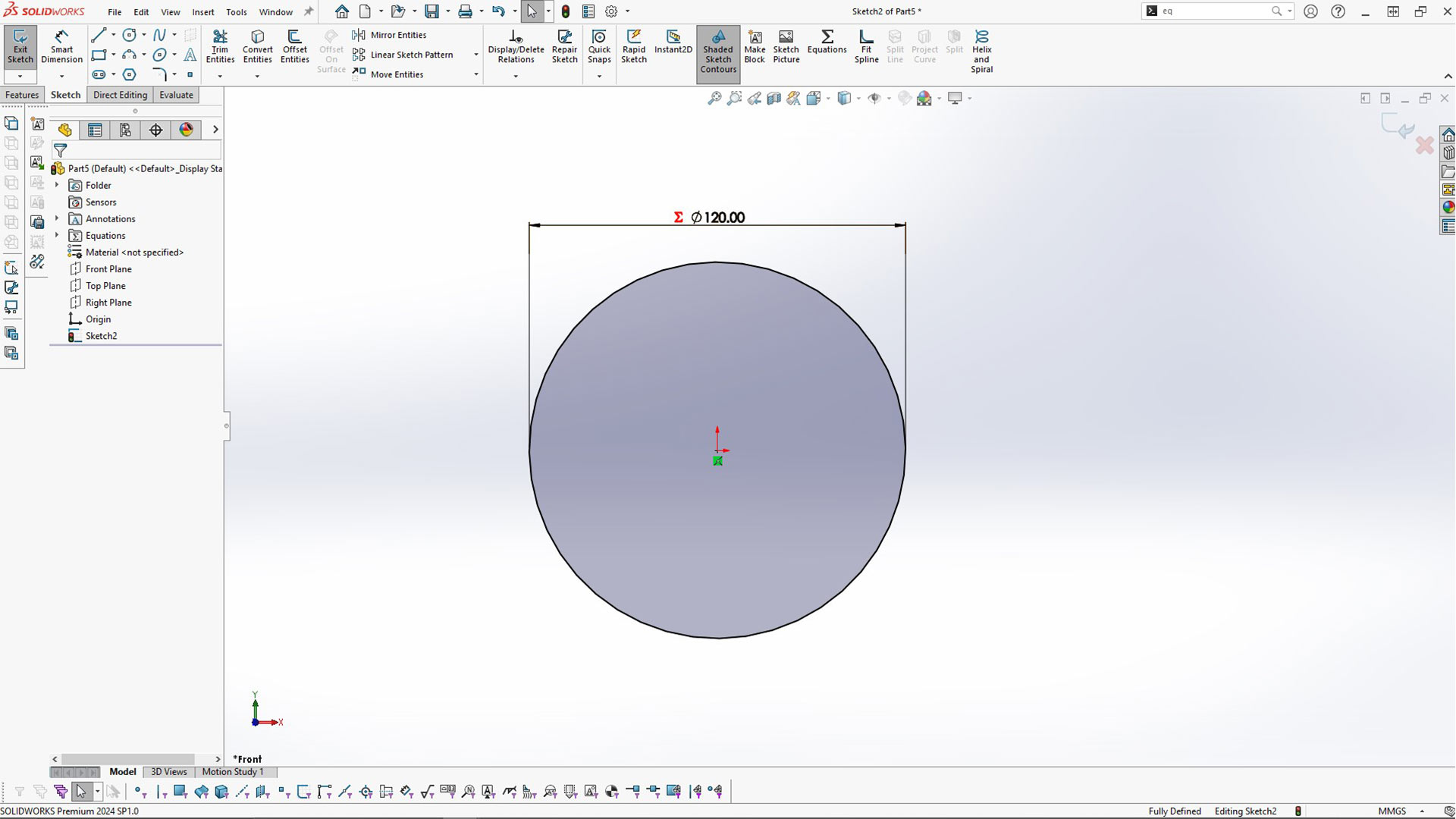 SolidWorks Equation