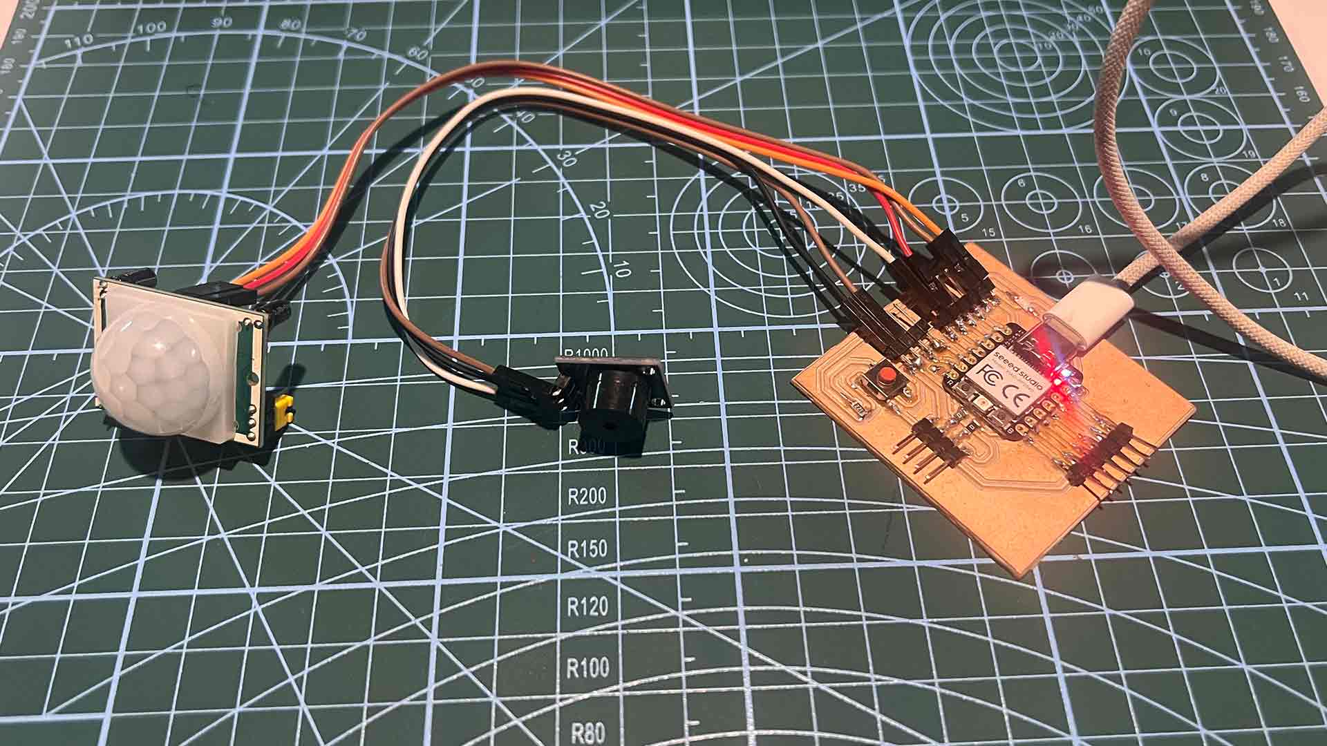 Buzzer and microcontroller board
