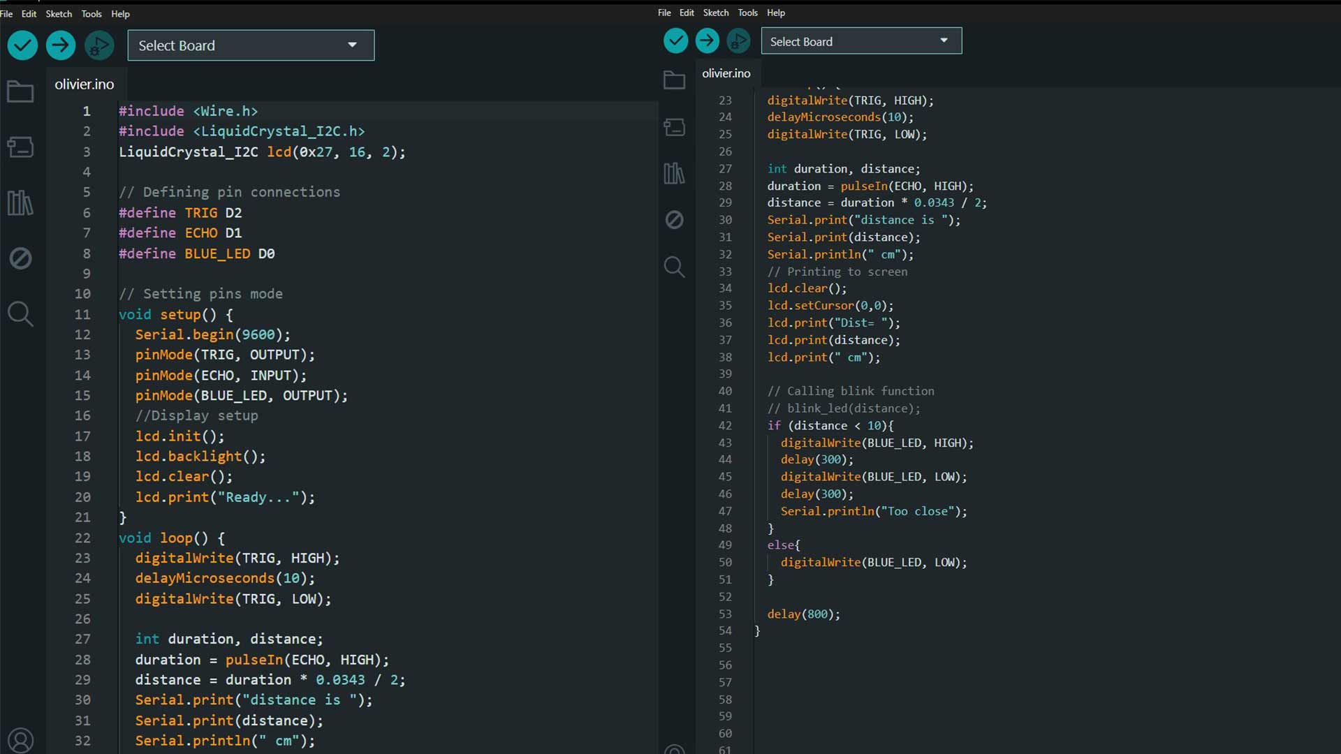 LDC Display code