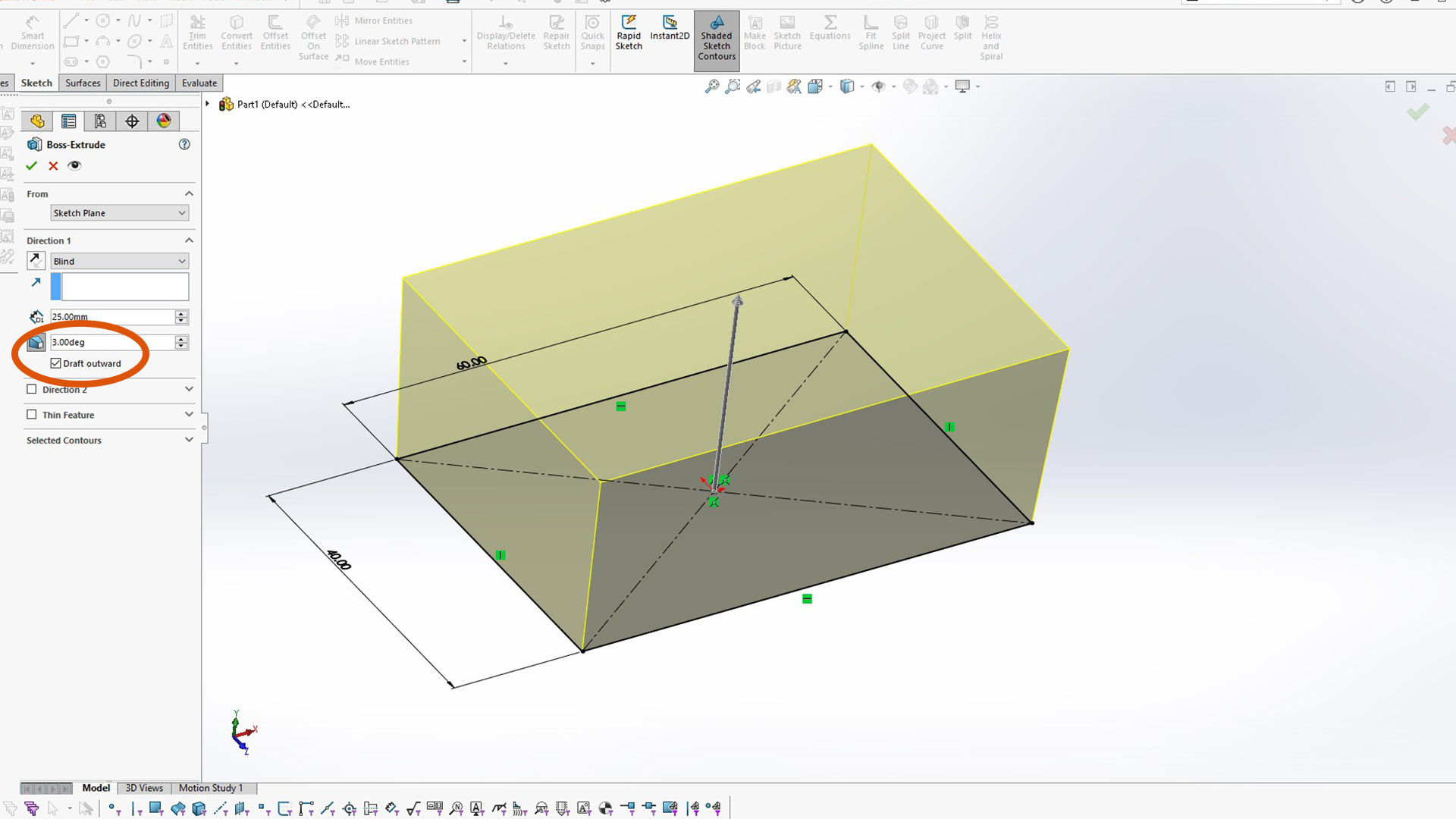 Mold design