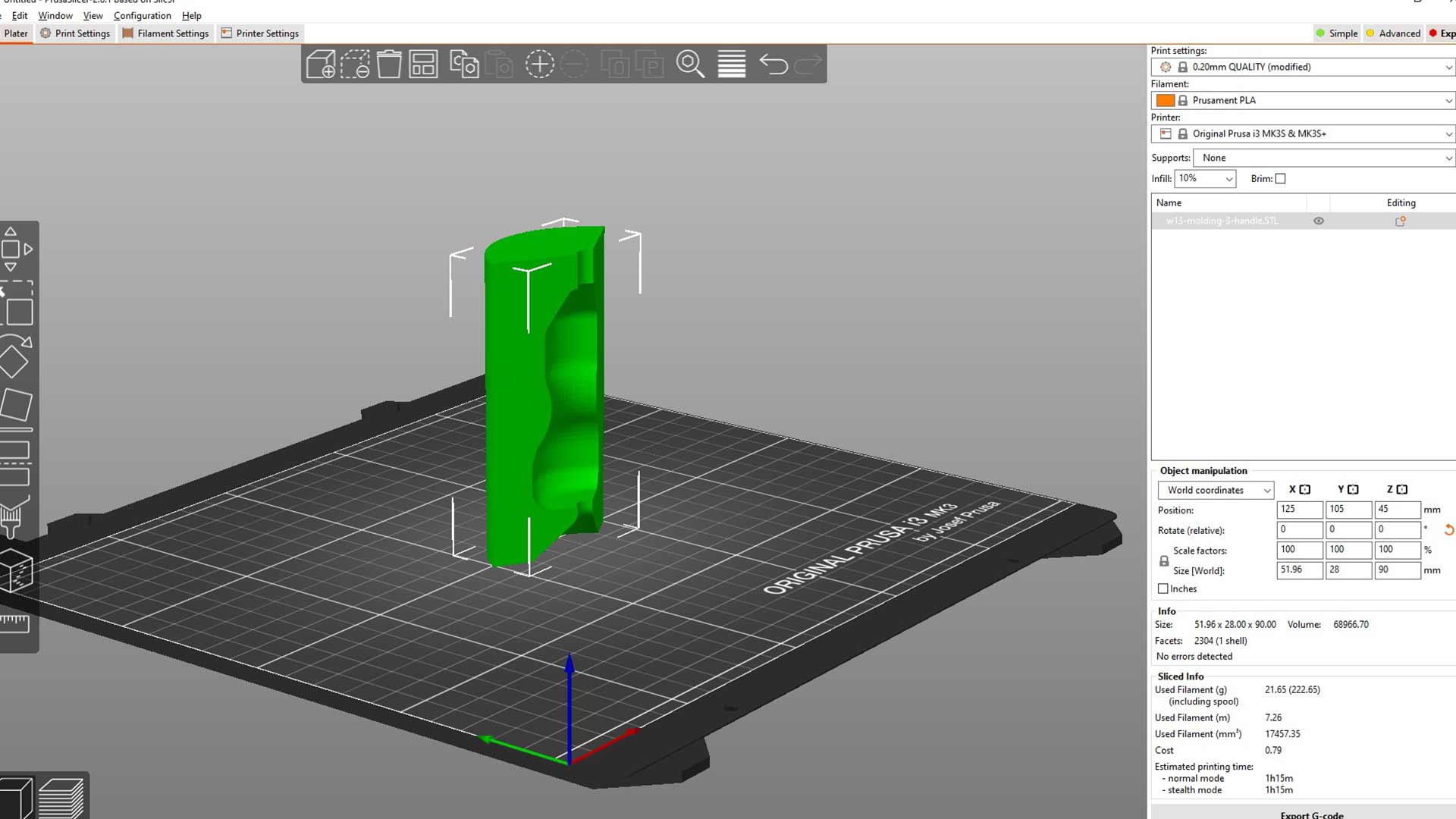 Mold design