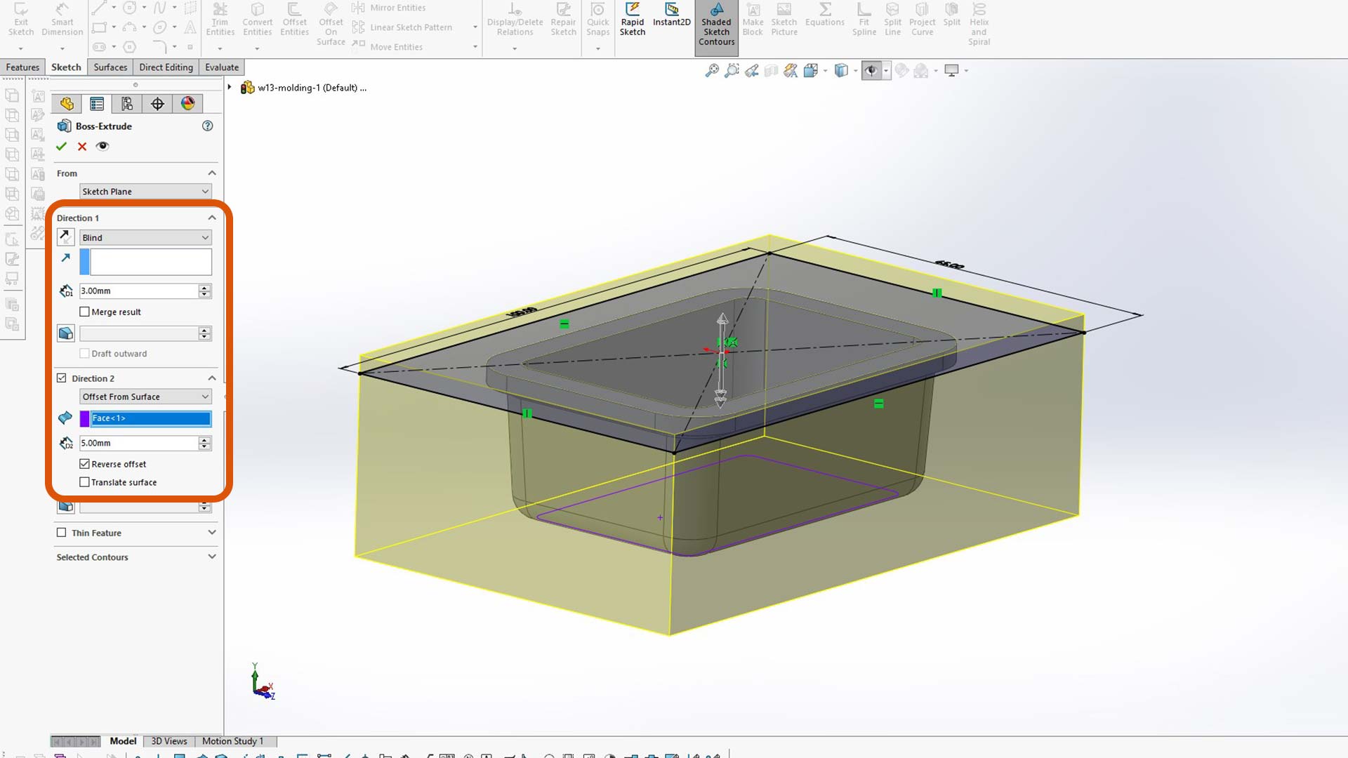 Mold design