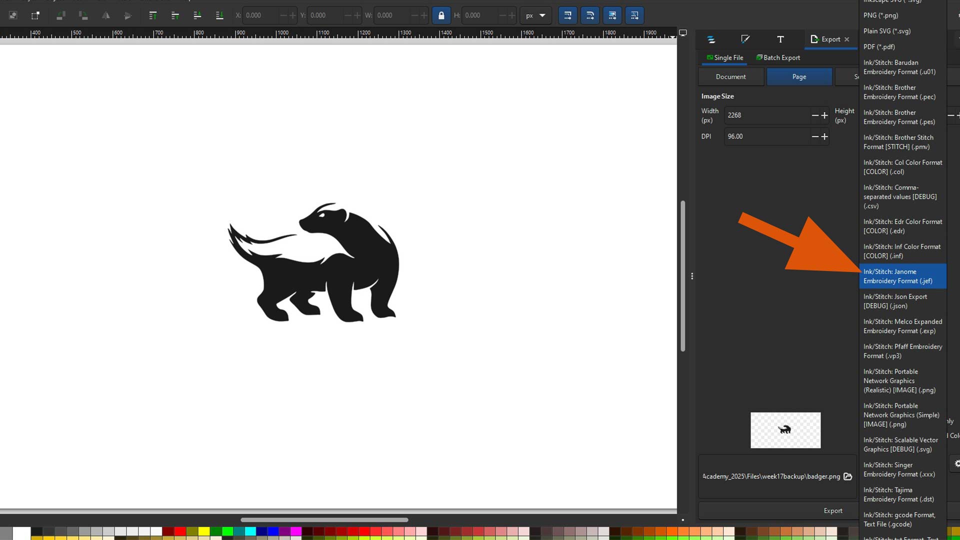 Inkstitch