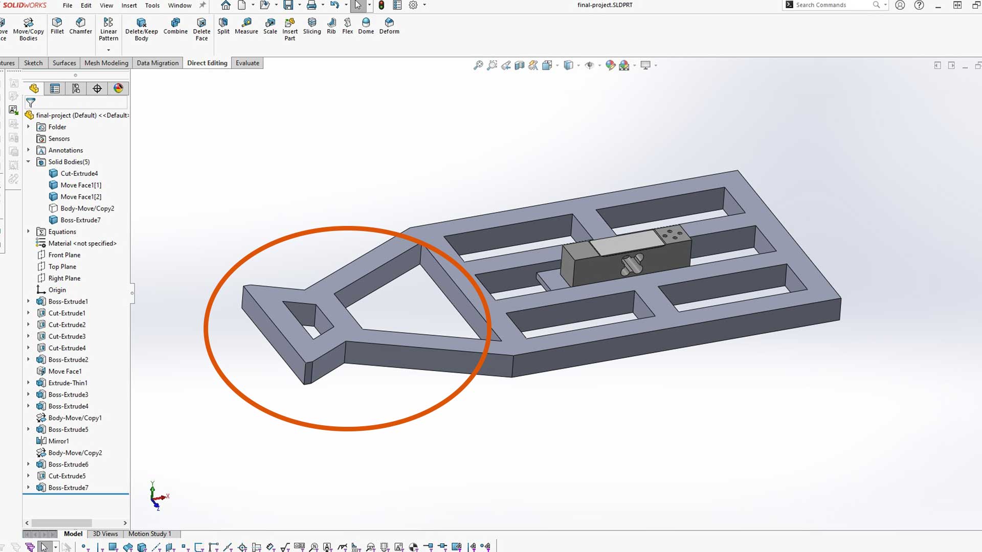 Final project design