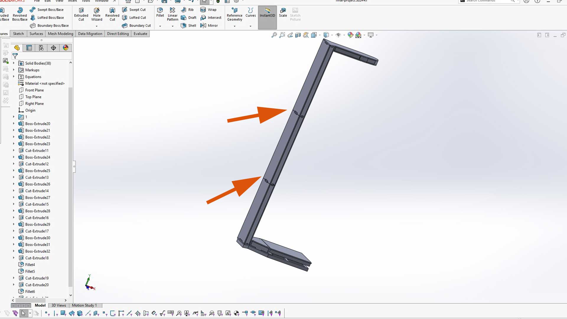 Final project design