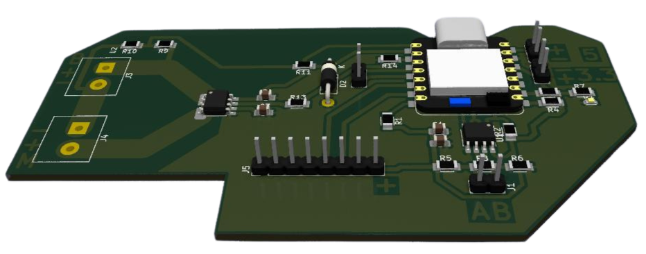 Custom Control Board Render
