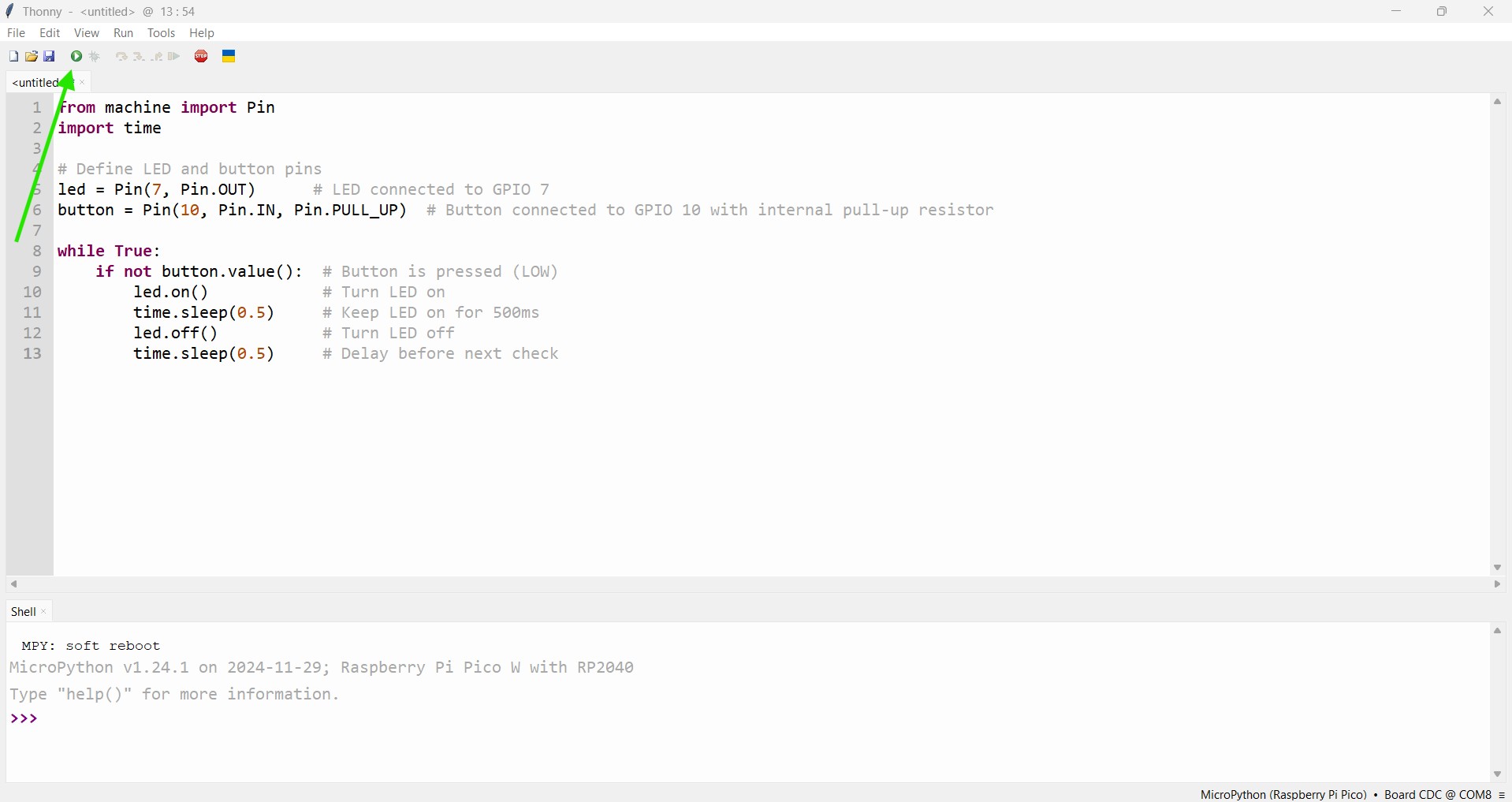 Thonny Configuring