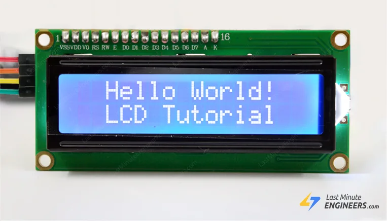 I2C LCD Module Example