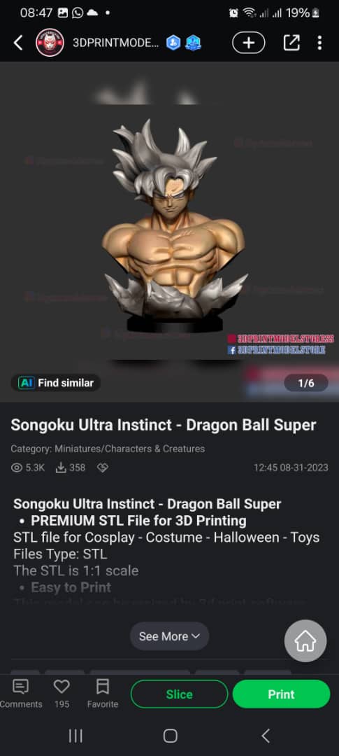 Goku 3D Model
