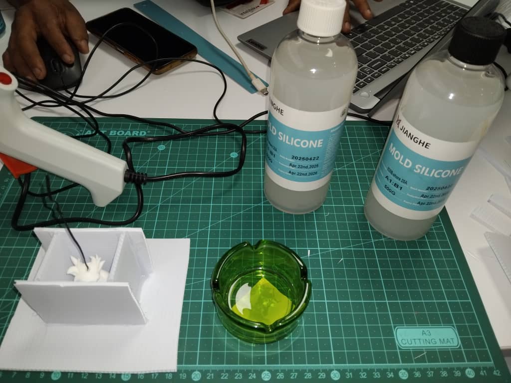 Pouring Silicone