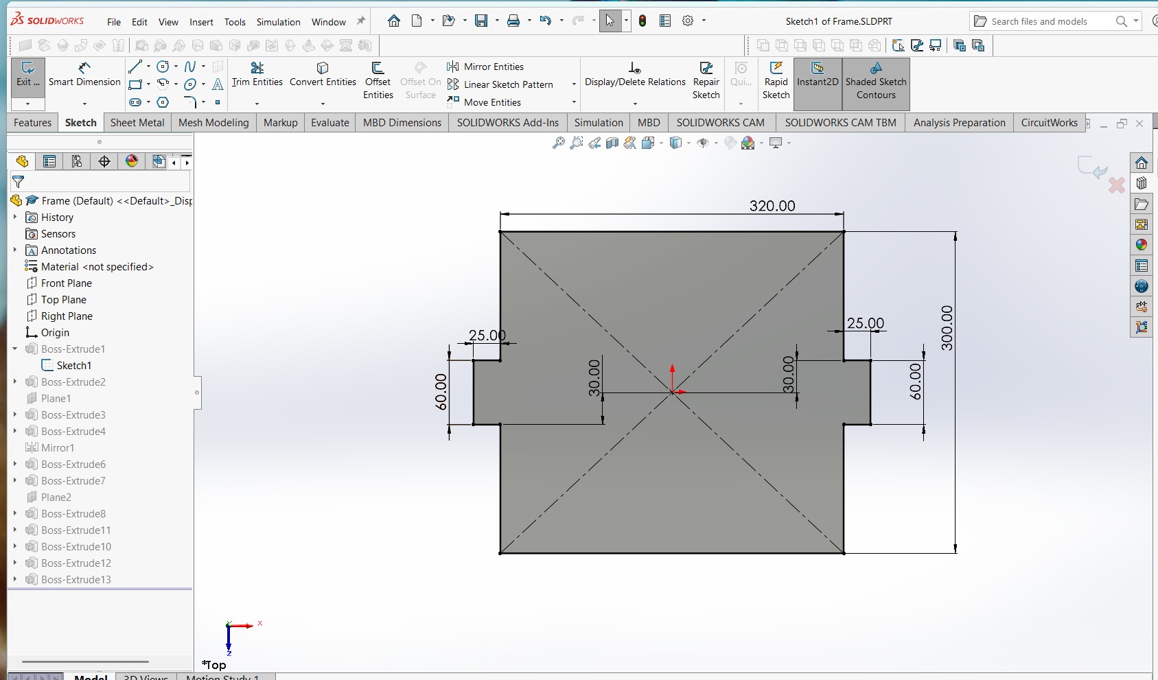 Solidworks Plate Model Base Plate