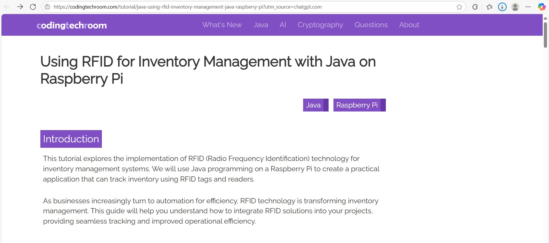 Final Project Masterpiece: Inventory Tracking System