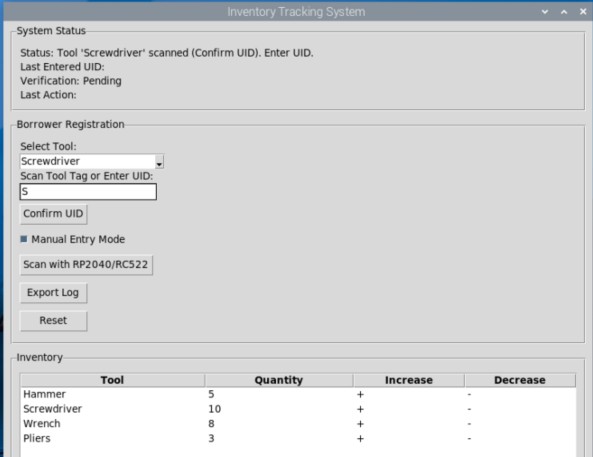 Final Project Masterpiece: Inventory Tracking System