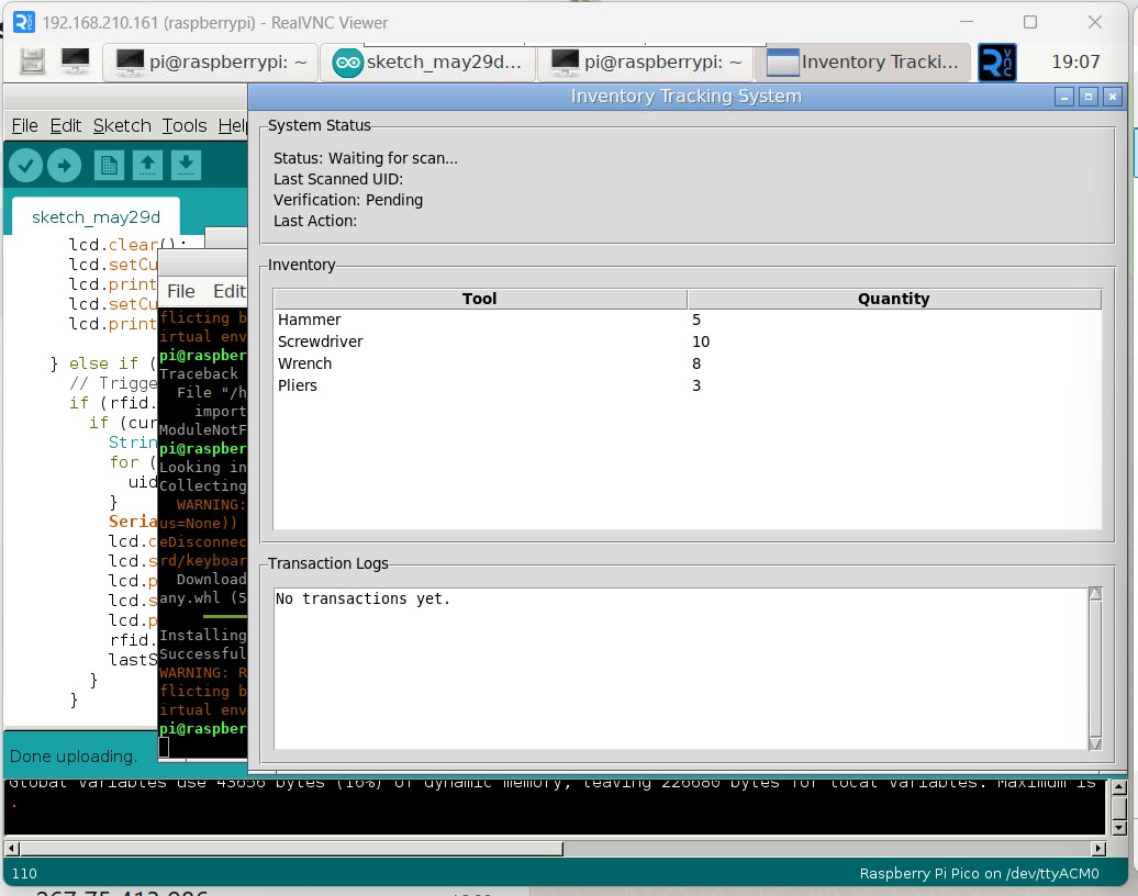 Andrew's FabAcademy Journey - Inventory Tracking Project