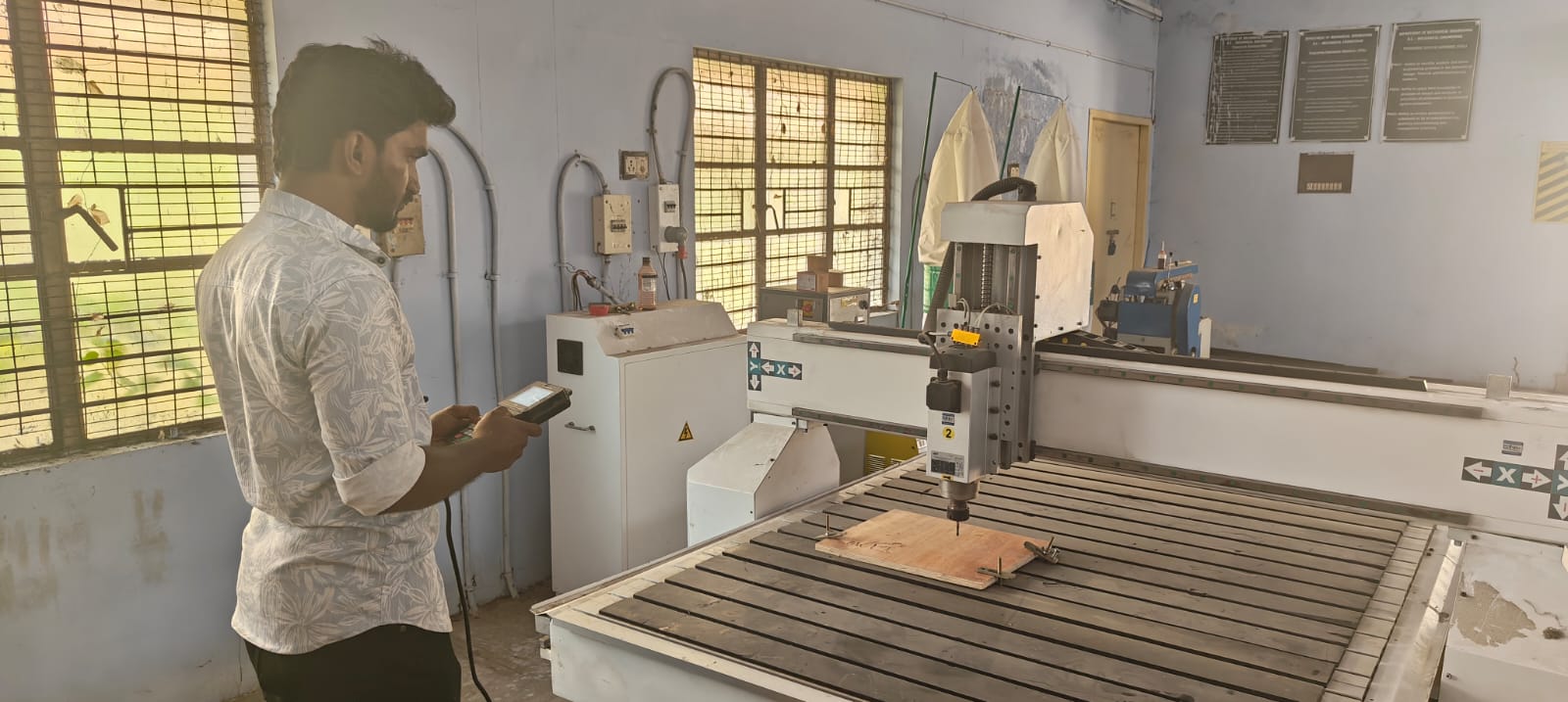 Milled Parts on Table