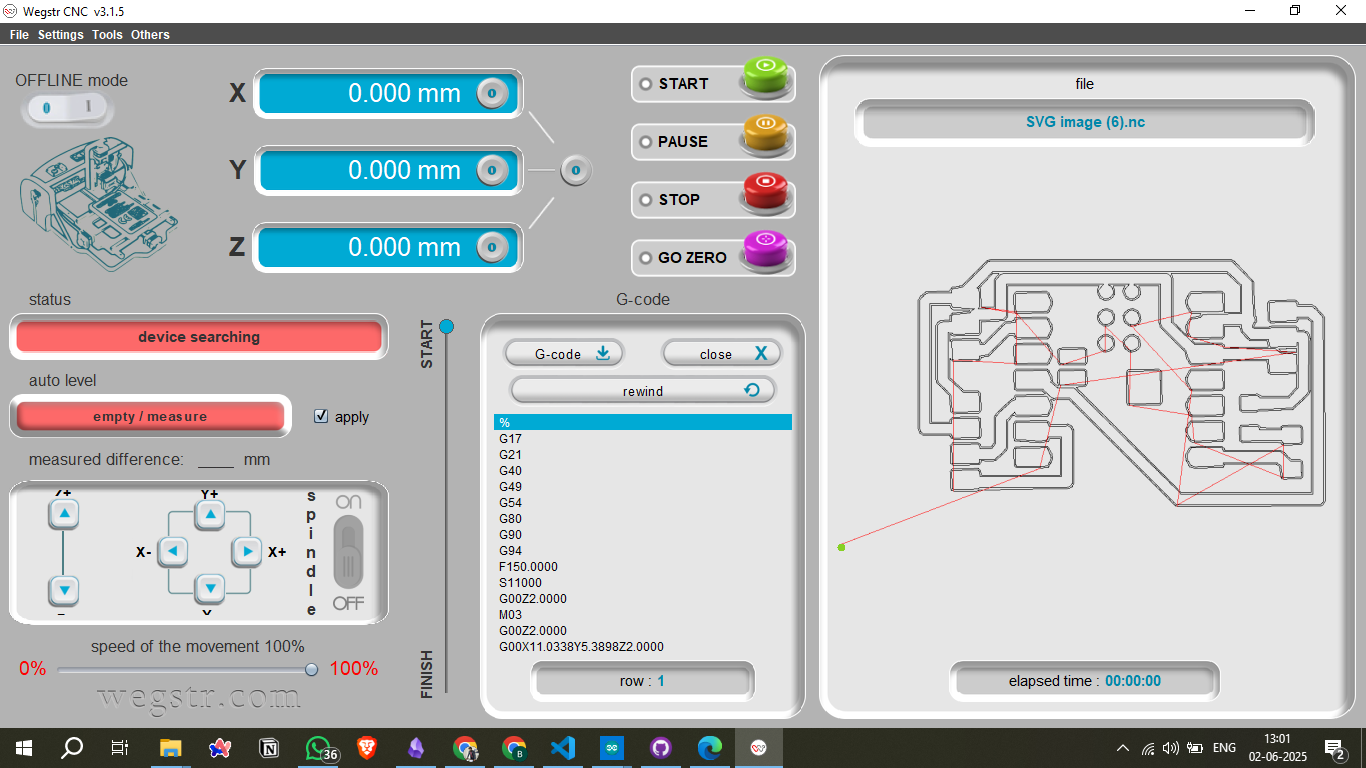 Milling Setup