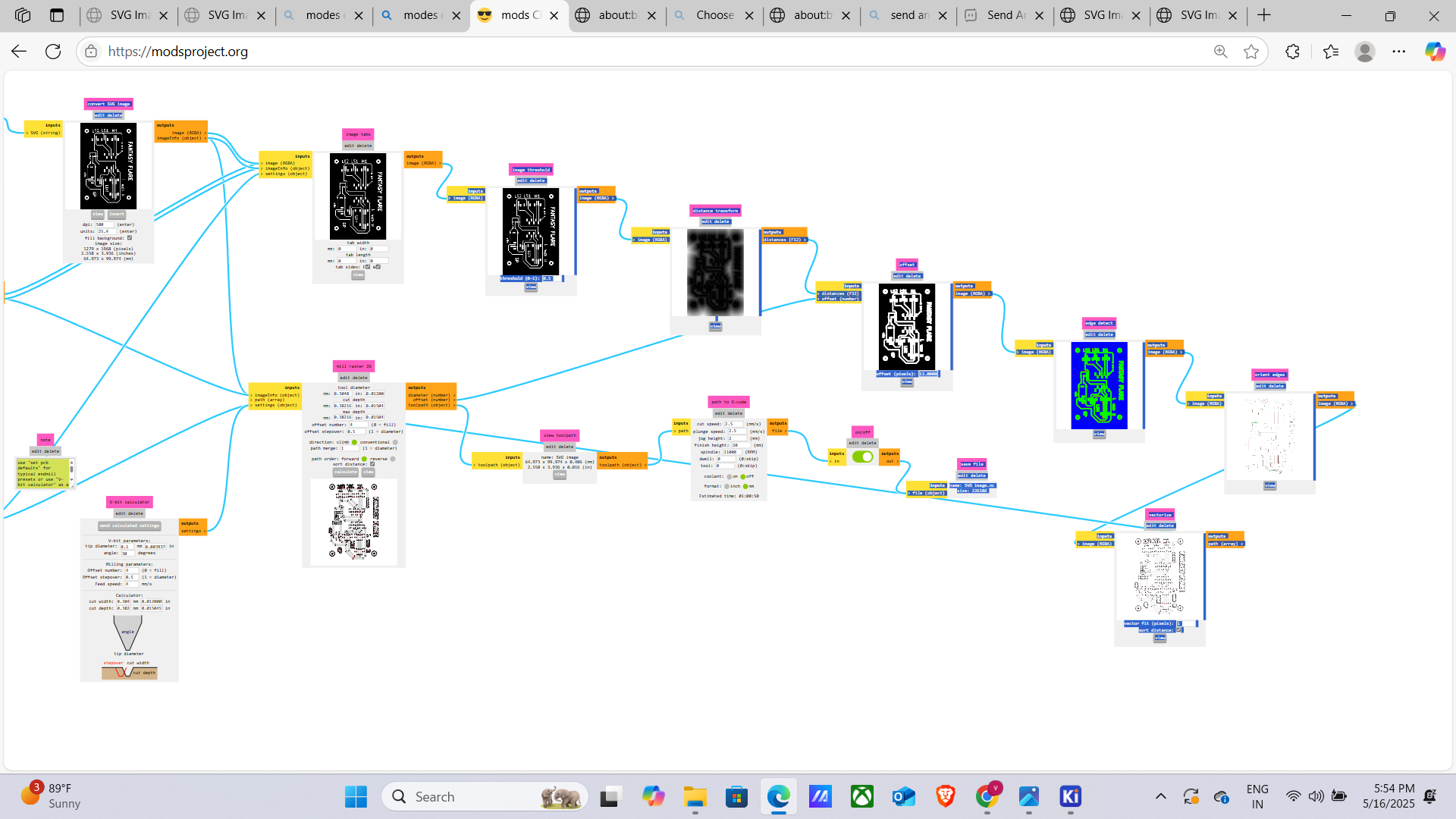 Output Schematic
