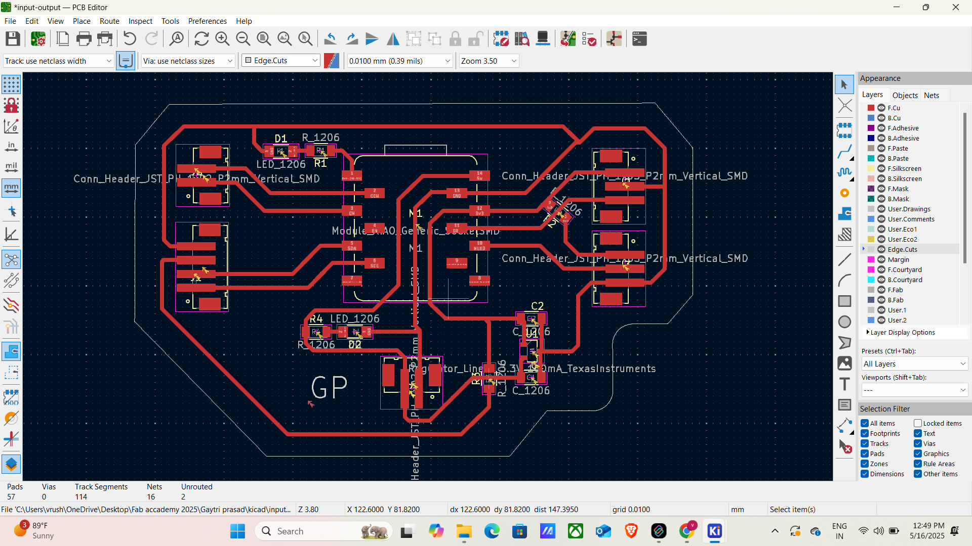 Output Schematic