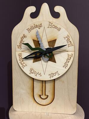 Locus Pocus Whereabouts Clock