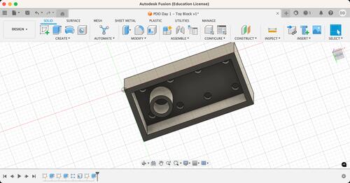 Extrude interior connector