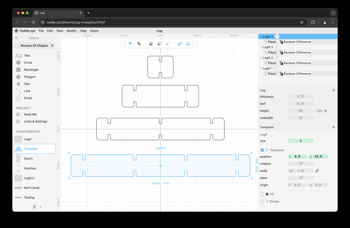 Parametric Construction Kit Design
