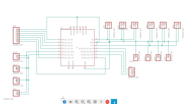 Components located