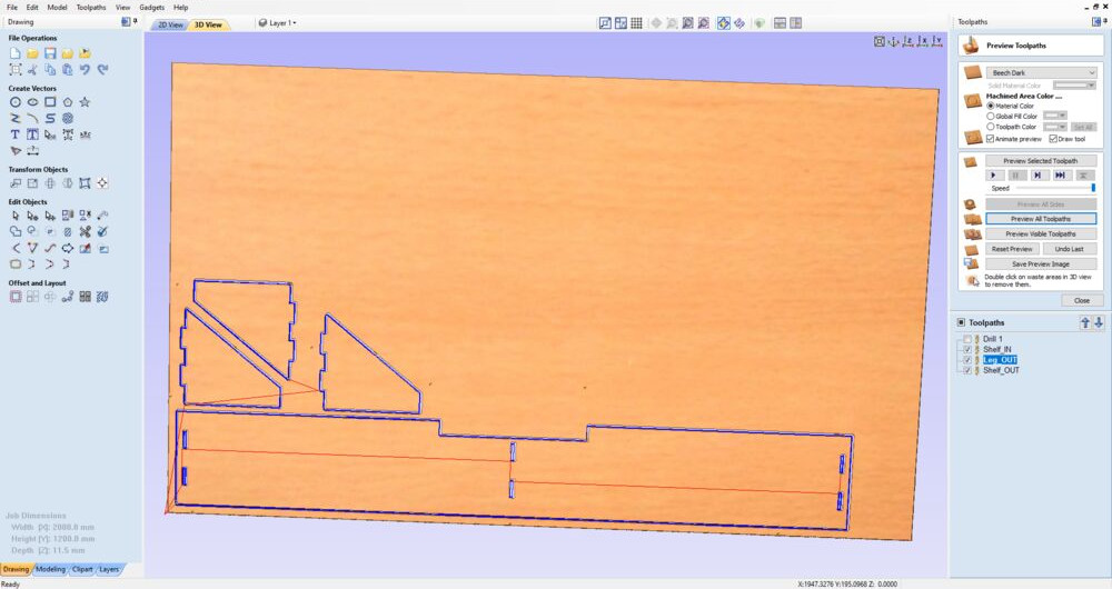 3D VCarve