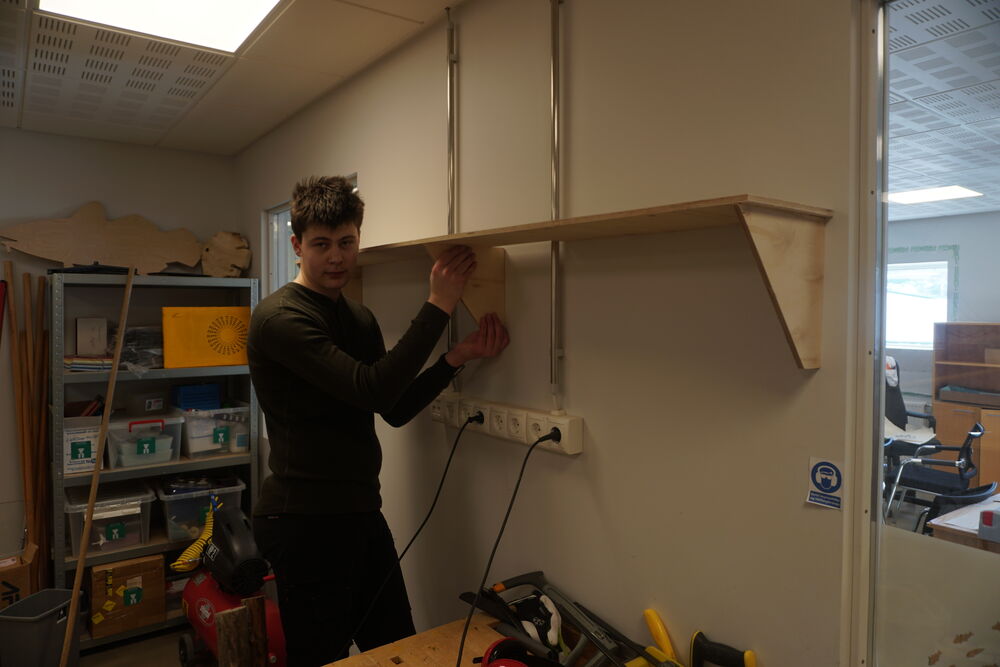 Standing with The Shelf