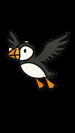 Flying Puffin