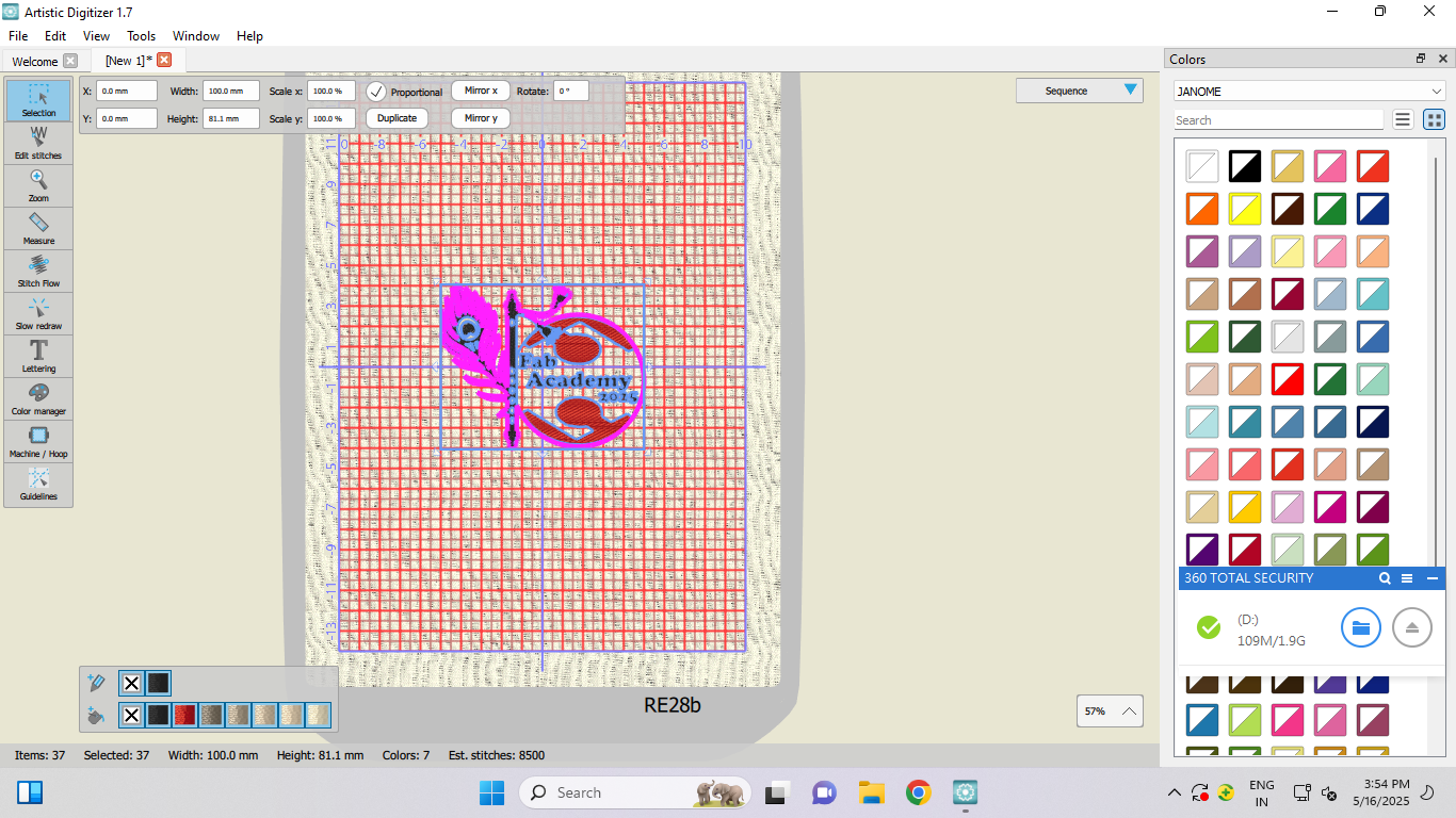 Editing the imported design