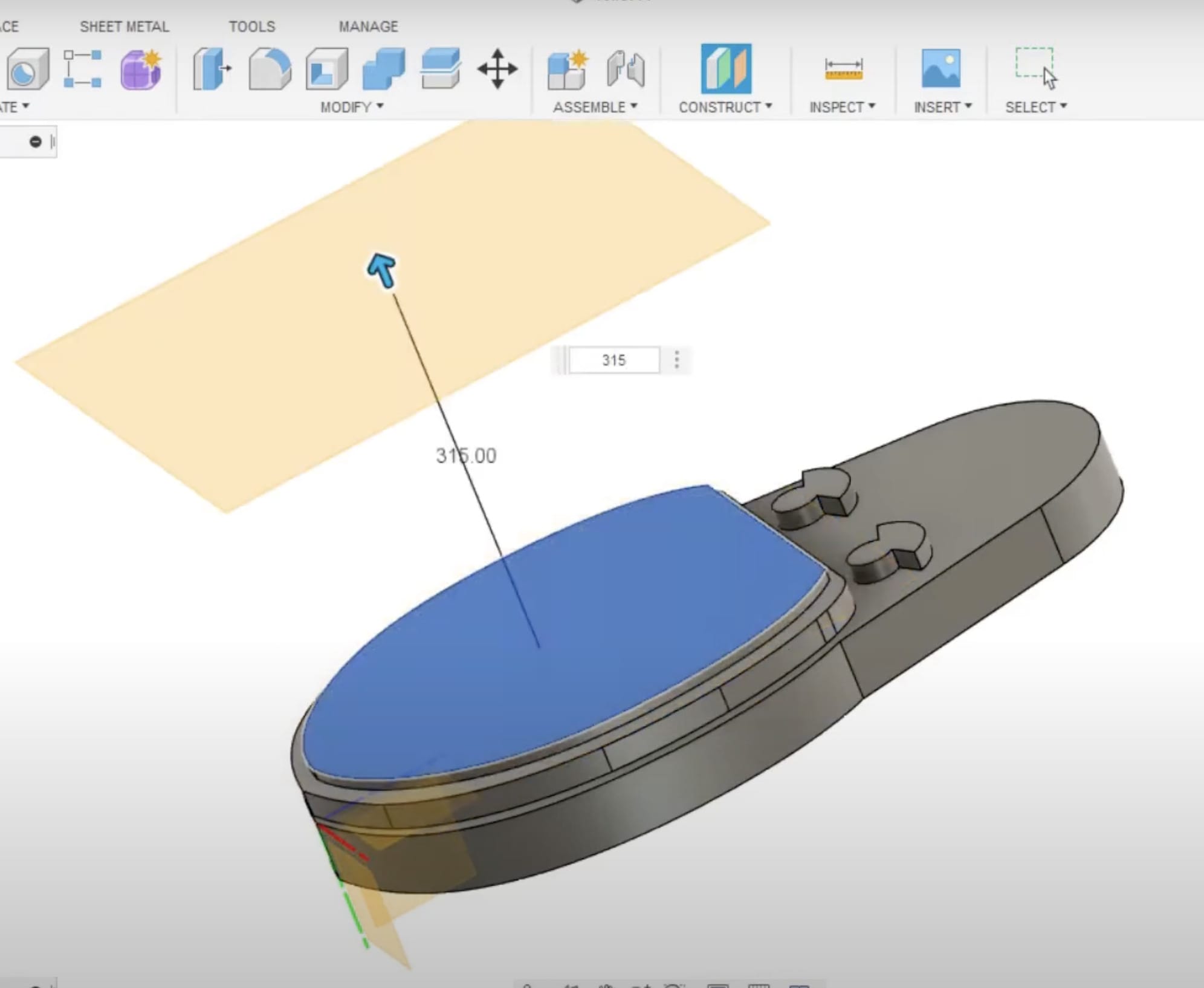 Offset plane