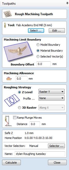 roughing toolpath