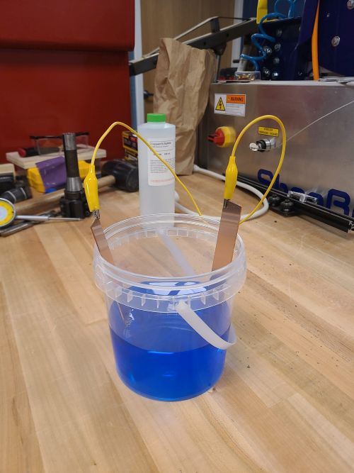 Electroplating setup
